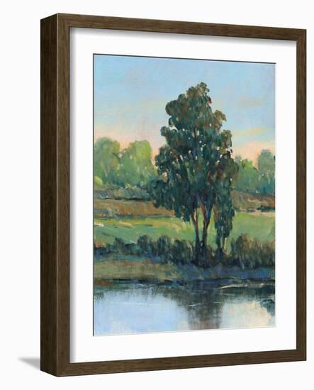Tree by the Riverbank I-Tim OToole-Framed Art Print
