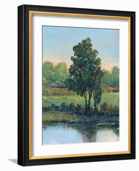 Tree by the Riverbank I-Tim OToole-Framed Art Print