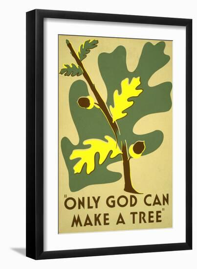 Tree Conservation, FAP Poster, 1938-Science Source-Framed Giclee Print