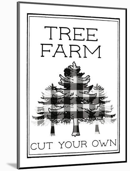 Tree Farm Buffalo Plaid-Elizabeth Medley-Mounted Art Print