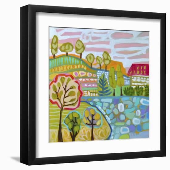 Tree Farm-Karen Fields-Framed Art Print