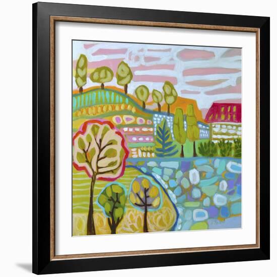 Tree Farm-Karen Fields-Framed Art Print