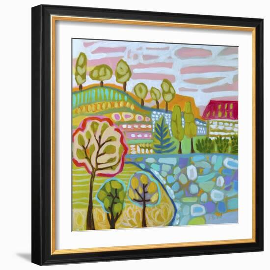 Tree Farm-Karen Fields-Framed Art Print