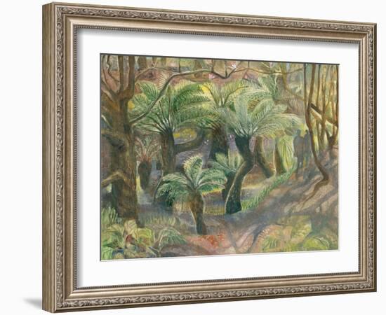 Tree Ferns, Trewidden-Mary Kuper-Framed Giclee Print