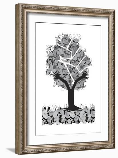 Tree Fist-Teofilo Olivieri-Framed Giclee Print