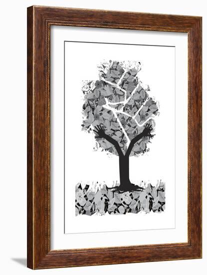 Tree Fist-Teofilo Olivieri-Framed Giclee Print