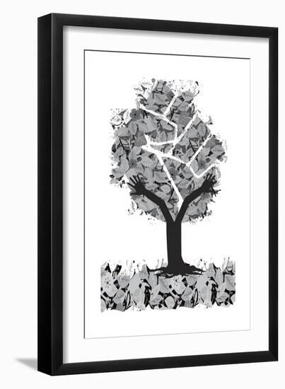 Tree Fist-Teofilo Olivieri-Framed Giclee Print