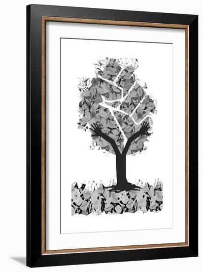 Tree Fist-Teofilo Olivieri-Framed Giclee Print