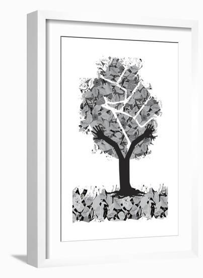 Tree Fist-Teofilo Olivieri-Framed Giclee Print