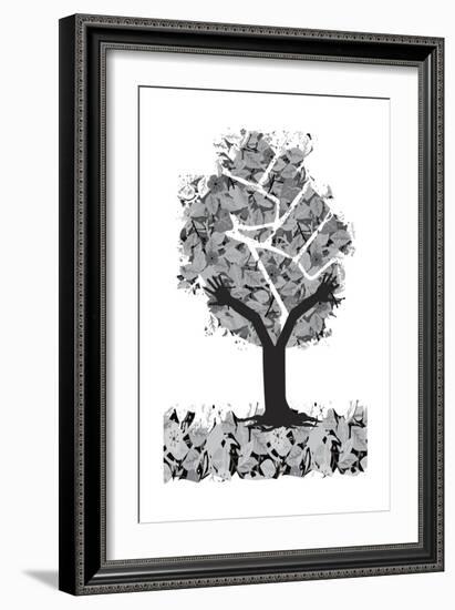 Tree Fist-Teofilo Olivieri-Framed Giclee Print