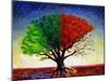 Tree For All Seasons-John Newcomb-Mounted Giclee Print