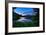 Tree Framed Trillium Lake Reflection, Summer Mount Hood Oregon-Vincent James-Framed Photographic Print