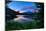 Tree Framed Trillium Lake Reflection, Summer Mount Hood Oregon-Vincent James-Mounted Photographic Print