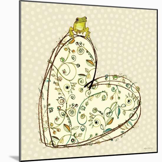 Tree Frog + Heart-Robbin Rawlings-Mounted Art Print