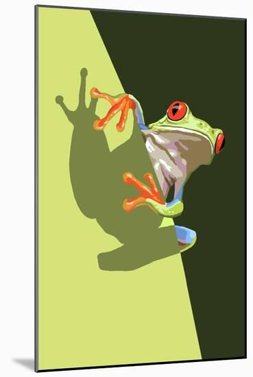 Tree Frog-Lantern Press-Mounted Art Print