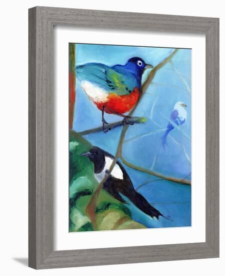 Tree Full of Birds, 2012-Nancy Moniz-Framed Giclee Print