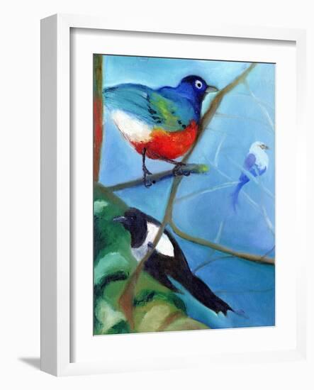 Tree Full of Birds, 2012-Nancy Moniz-Framed Giclee Print