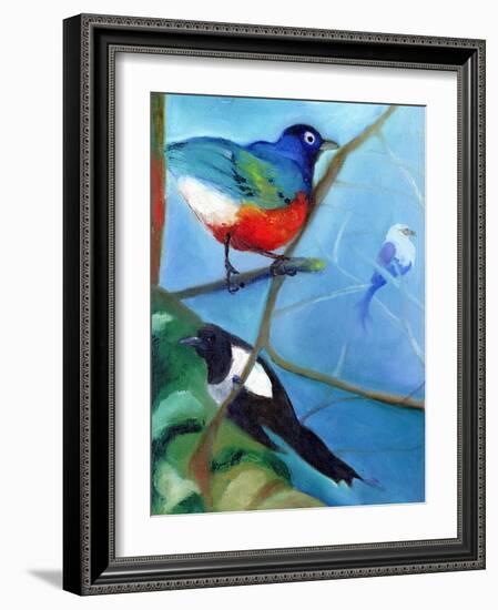 Tree Full of Birds, 2012-Nancy Moniz-Framed Giclee Print