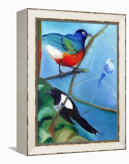 Tree Full of Birds, 2012-Nancy Moniz-Framed Premier Image Canvas