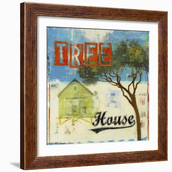 Tree House-Liz Jardine-Framed Art Print