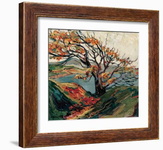 Tree in Autumn-Emily Carr-Framed Premium Giclee Print