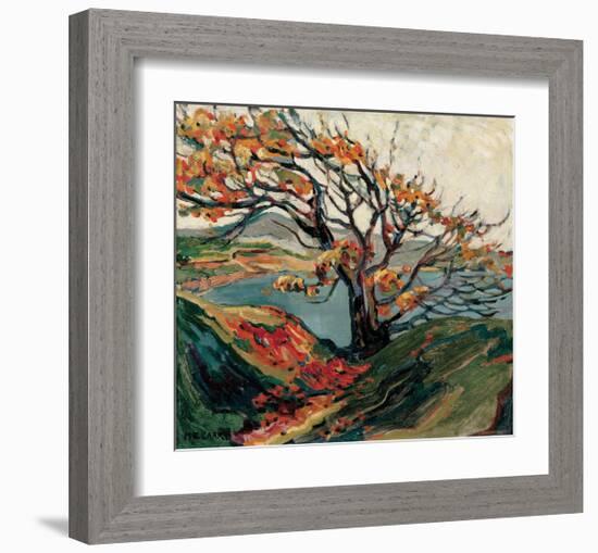 Tree in Autumn-Emily Carr-Framed Premium Giclee Print