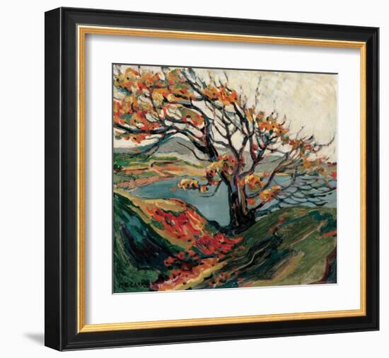 Tree in Autumn-Emily Carr-Framed Premium Giclee Print