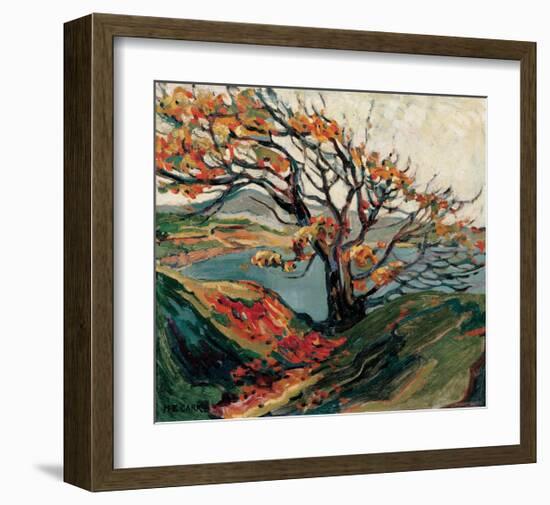 Tree in Autumn-Emily Carr-Framed Premium Giclee Print