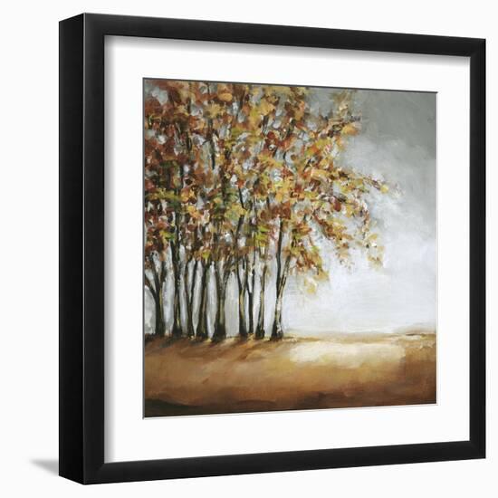 Tree in Fall-Christina Long-Framed Art Print