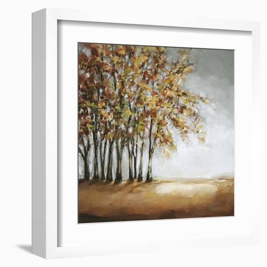 Tree in Fall-Christina Long-Framed Art Print