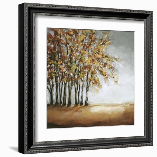 Tree in Fall-Christina Long-Framed Art Print