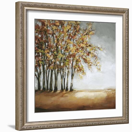 Tree in Fall-Christina Long-Framed Art Print