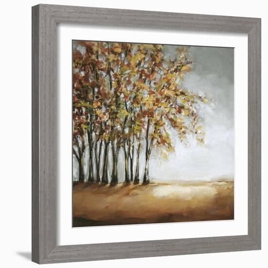 Tree in Fall-Christina Long-Framed Art Print