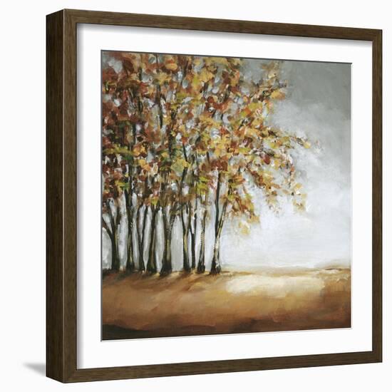 Tree in Fall-Christina Long-Framed Art Print