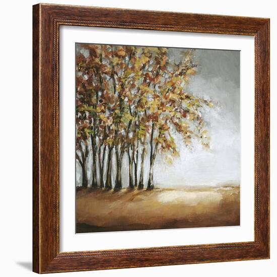 Tree in Fall-Christina Long-Framed Art Print