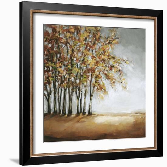 Tree in Fall-Christina Long-Framed Art Print