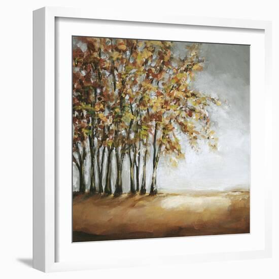 Tree in Fall-Christina Long-Framed Art Print