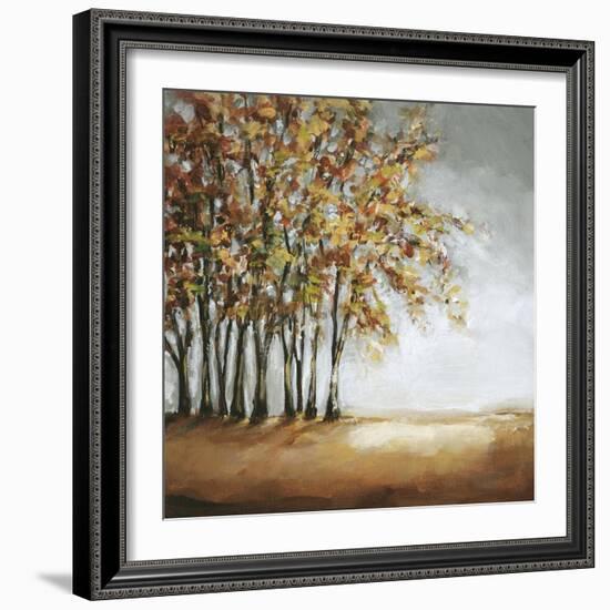 Tree in Fall-Christina Long-Framed Art Print