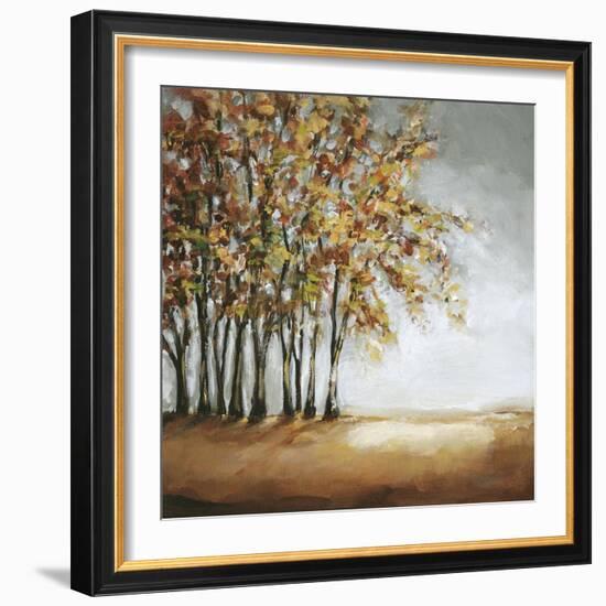 Tree in Fall-Christina Long-Framed Art Print