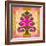 Tree in pink, 2020, (oil on canvas)-Jane Tattersfield-Framed Giclee Print