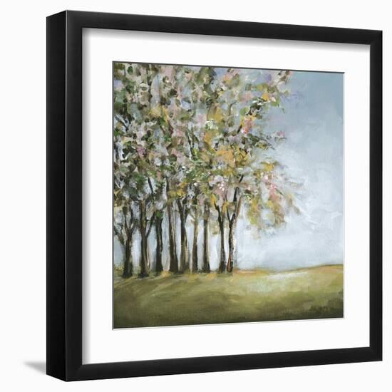 Tree in Spring-Christina Long-Framed Art Print