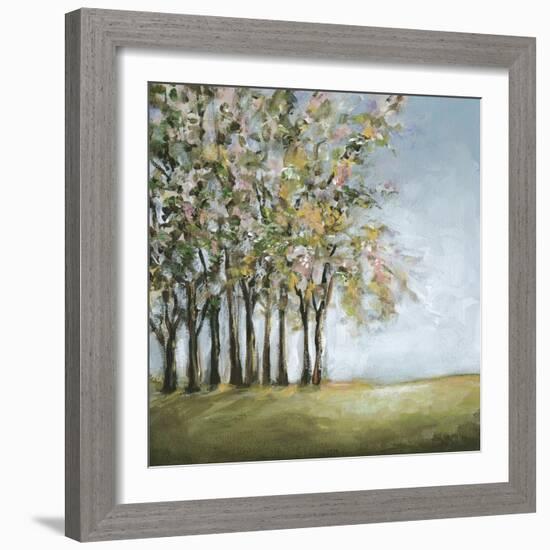 Tree in Spring-Christina Long-Framed Art Print