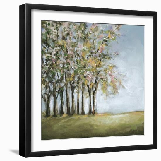 Tree in Spring-Christina Long-Framed Art Print