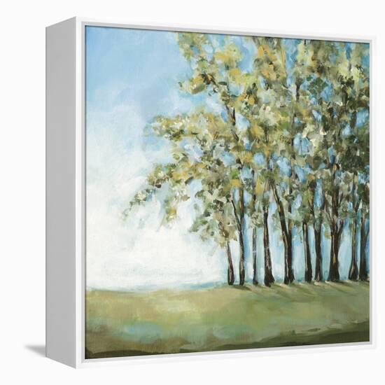 Tree in Summer-Christina Long-Framed Stretched Canvas