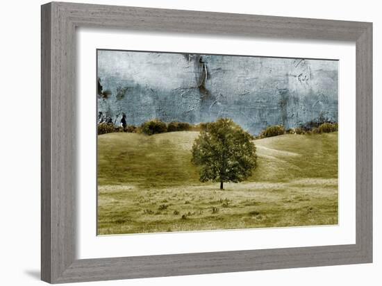 Tree in the Valley-Ynon Mabat-Framed Art Print