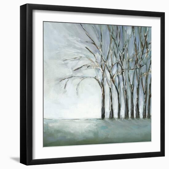 Tree in Winter-Christina Long-Framed Art Print