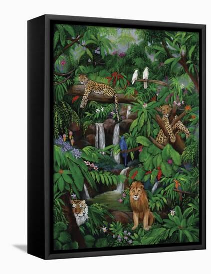 Tree Leopards-Betty Lou-Framed Premier Image Canvas