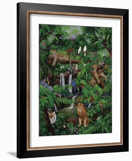 Tree Leopards-Betty Lou-Framed Giclee Print