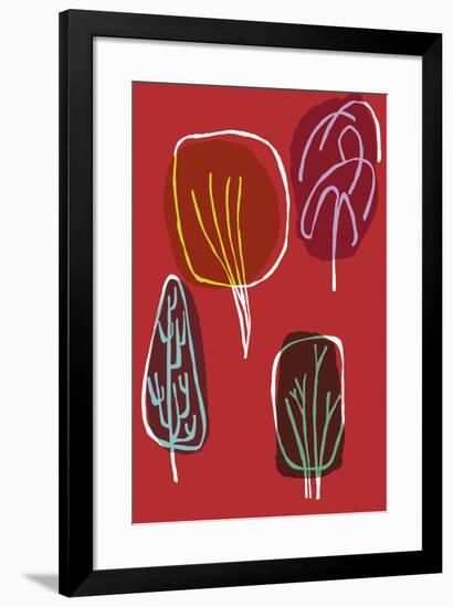 Tree Line II-Callie Crosby and Rebecca Daw-Framed Giclee Print