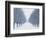 Tree-lined Road in Winter-Robert Llewellyn-Framed Photographic Print